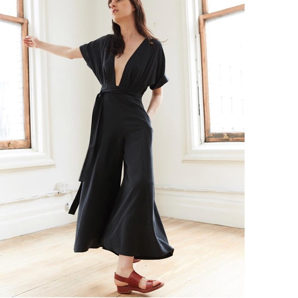 Mara Hoffman Pants - NWOT Mara Hoffman Deep V Modal Jumpsuit